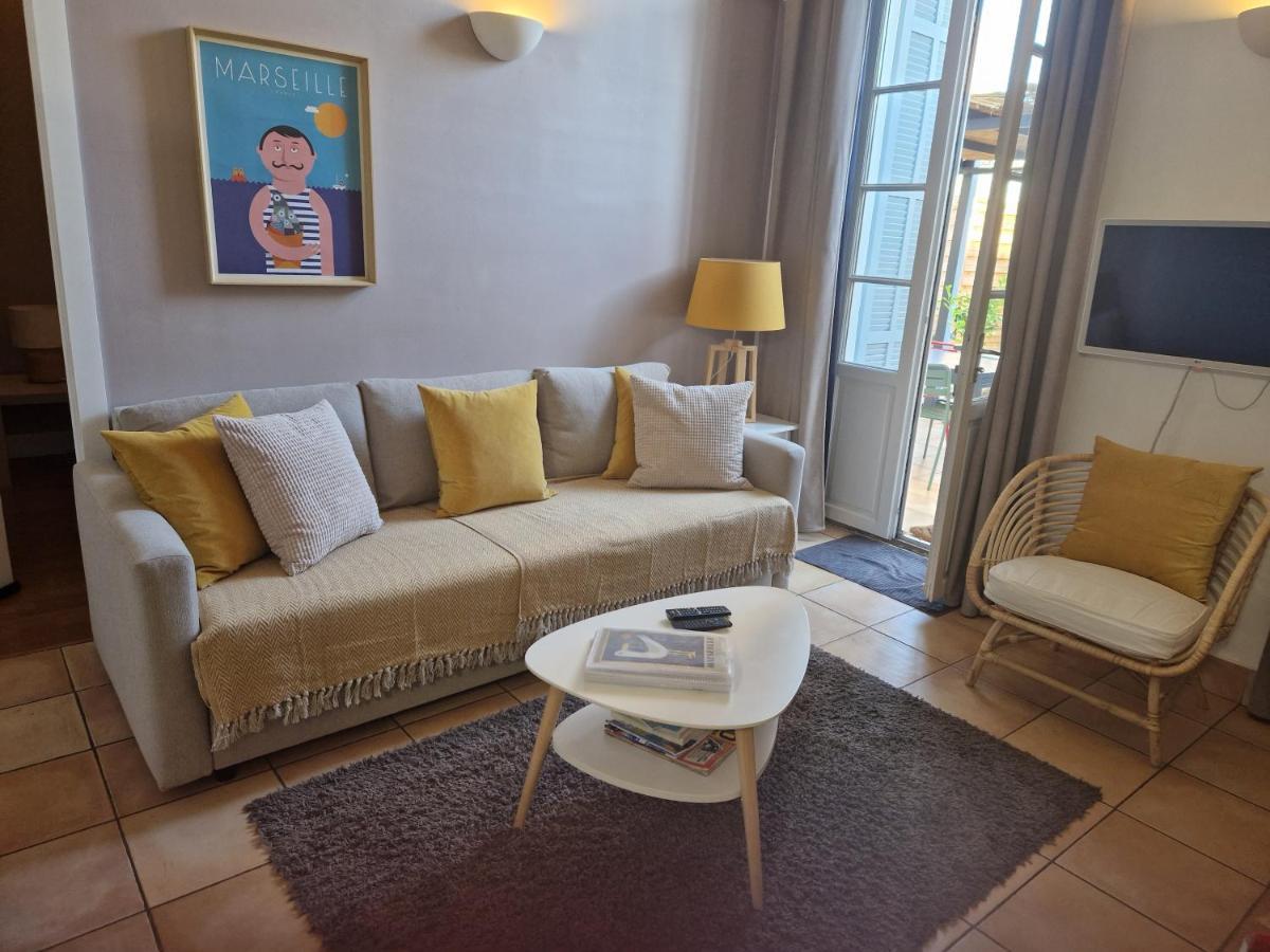 Superbe 2 Pieces Avec Grande Terrasse, Classe *** Marsilia Exterior foto
